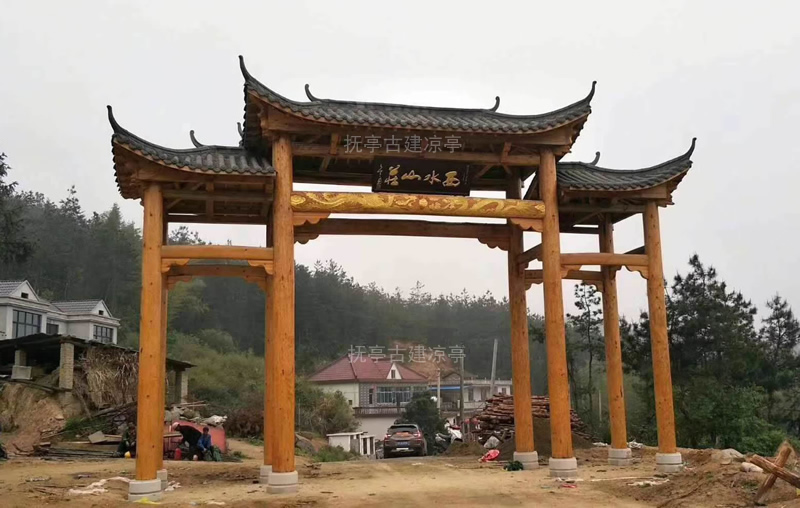 古建門樓牌坊