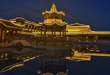 新疆博樂周總定購(gòu)古建雙層八角古建亭、軒亭、古建文化長(zhǎng)廊