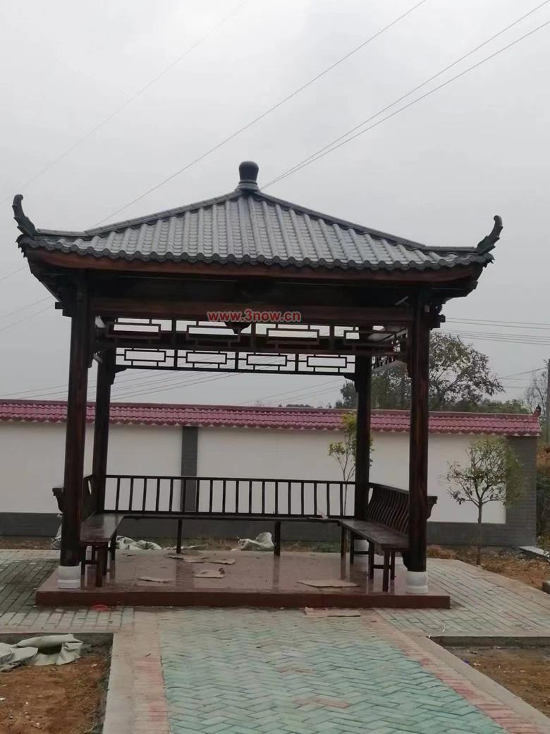 四角涼亭圖片