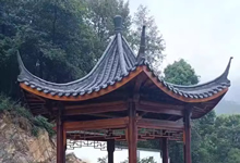 防腐木涼亭定做多少錢，仿古涼亭制作廠家