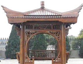 四角重檐涼亭